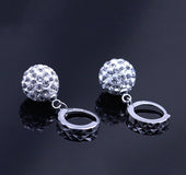 Diamond imitation ball women's earrings earrings