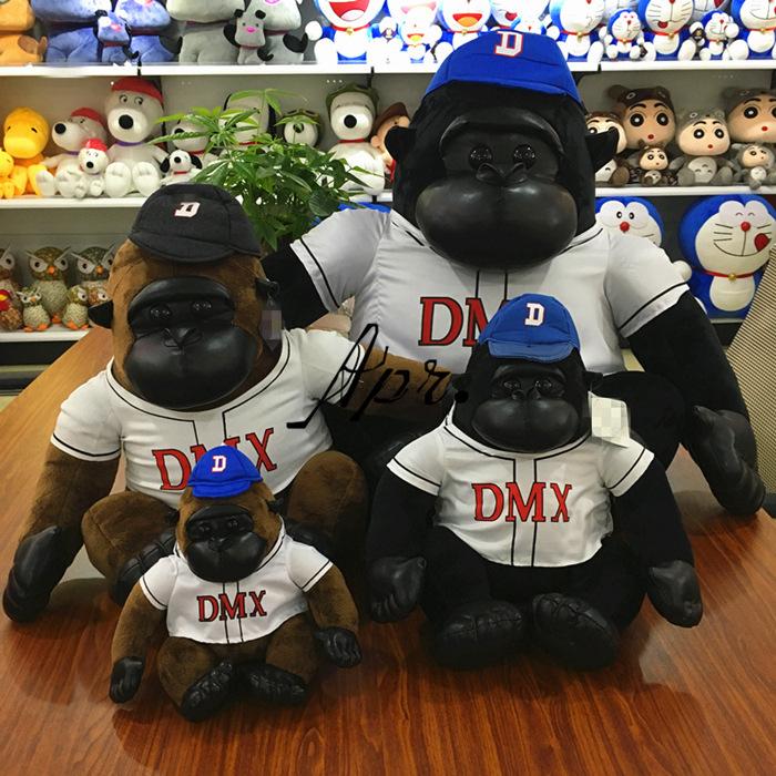 Star gorilla, monkey doll, creative plush toys, children's Wedding Dolls, women's birthday gifts dolls