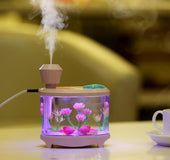 Fish tank lamp humidifier