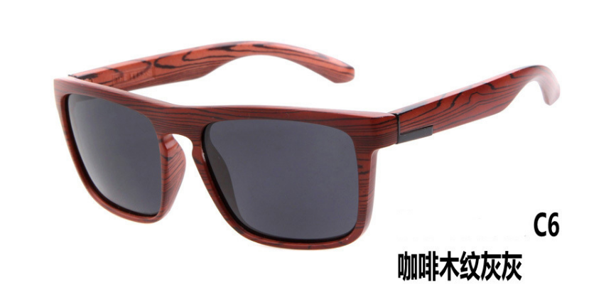 Retro Imitation Bamboo Wood Polarized Sunglasses