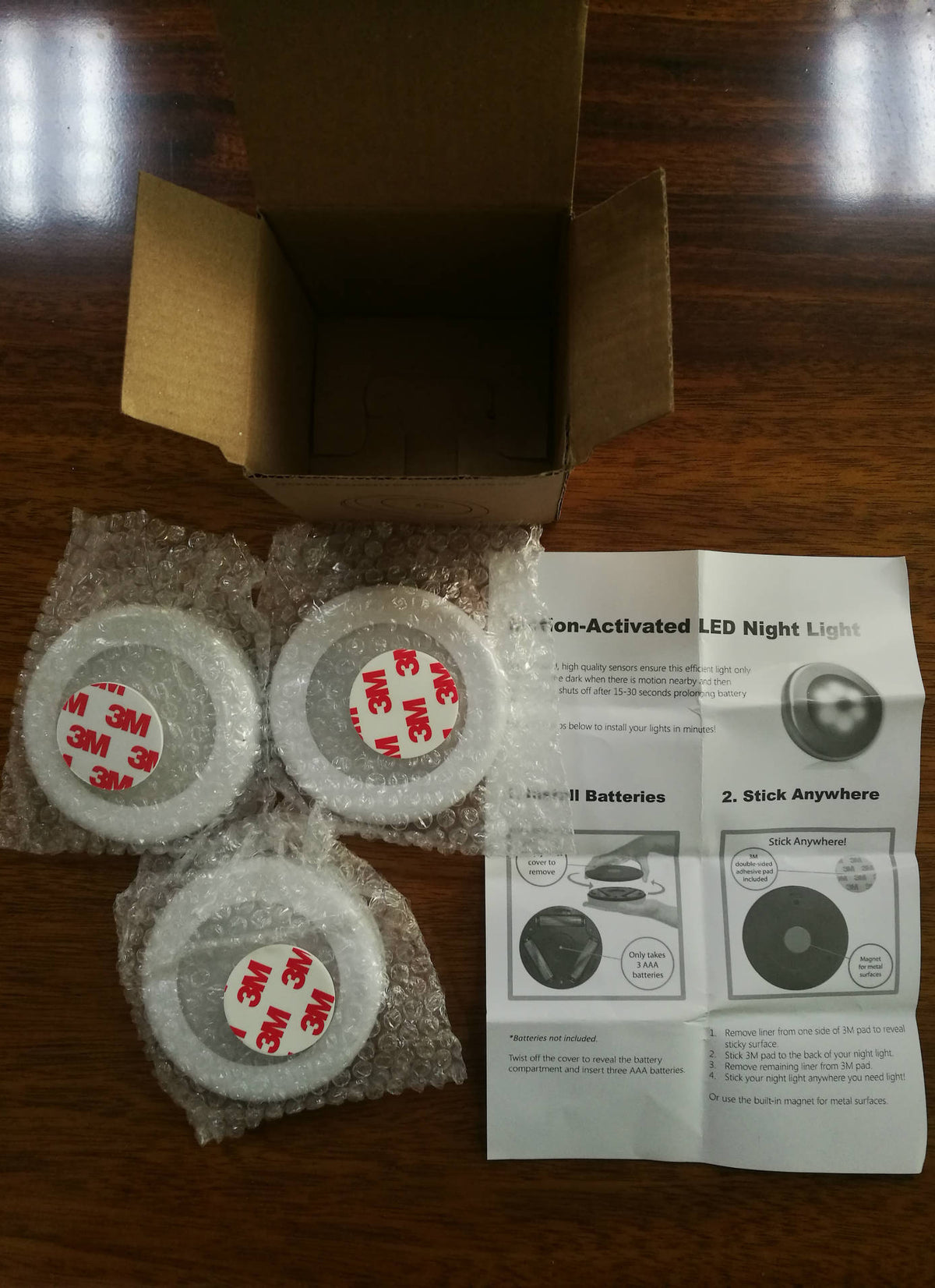 Lampara nocturna LED para corredores