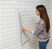 3D Brick Self-Adhesive Wallpaper