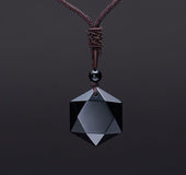 Colgantes de obsidiana natural