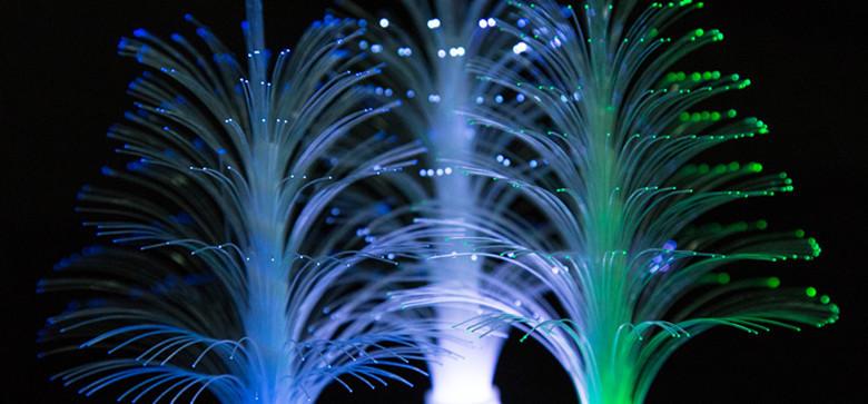 Fiber optic Christmas tree