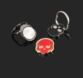 Multifunctional creative mobile phone finger ring bracket