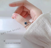 Blue Star Opening Ring