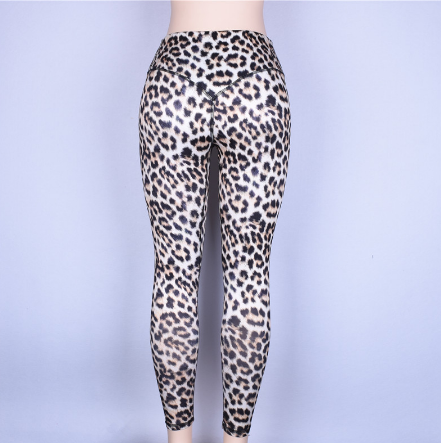 High waist leopard leggings women sportswear fitness clothing athleisure sexy legging activewear pants