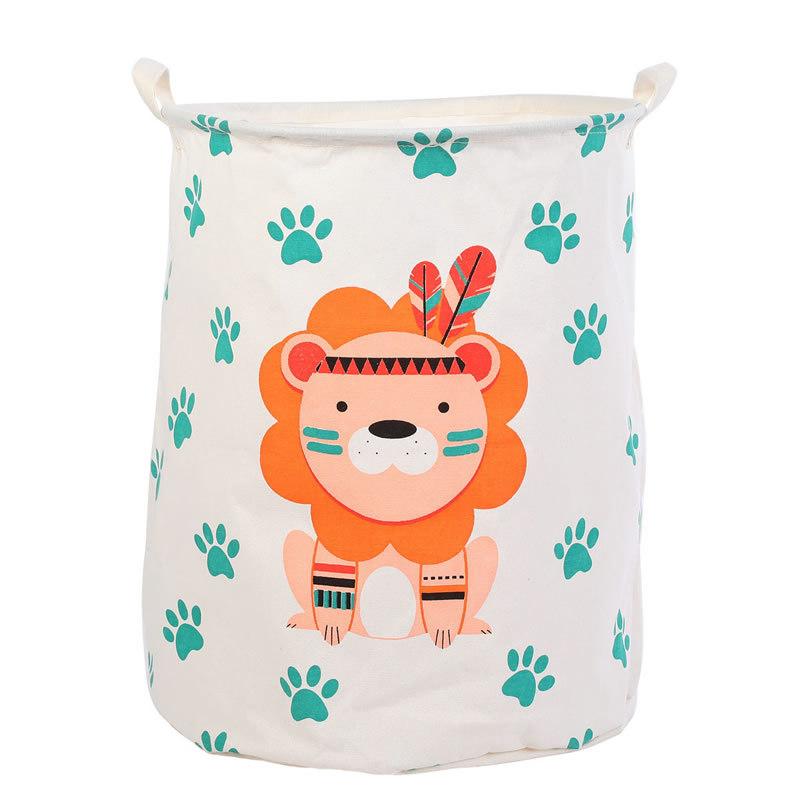 Large cartoon foldable Laundry Storage Basket Clothes Storage Bag Dirty Clothes Basket Kid Toy Organizer Sundries Storage Barrel
