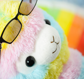 Colorful Alpaca Doll Plush Toy Cute God Beast Grass Mud Little Sheep Pillow Doll Birthday Gift Girl