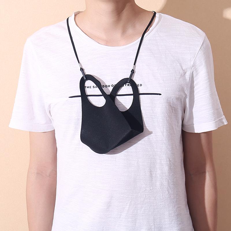 Polyester Fiber Simple Lengthened Windproof Rope Mask