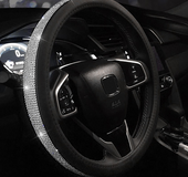 Car steering wheel handle set Four seasons universal really cute feminine cartoon leather anti-slip handle