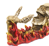 Creative personality retro skull wine rack