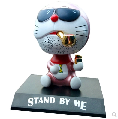 Funny personality blue fat car decoration machinecreative car interior jewelry   version jinglehand office