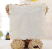 Export authentic English lovable scarf, hide and seekbaby bear