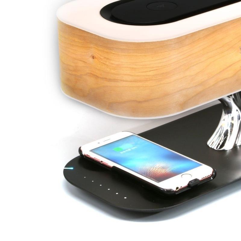 Tree Table Lamp Bluetooth Speaker Wireless Charger