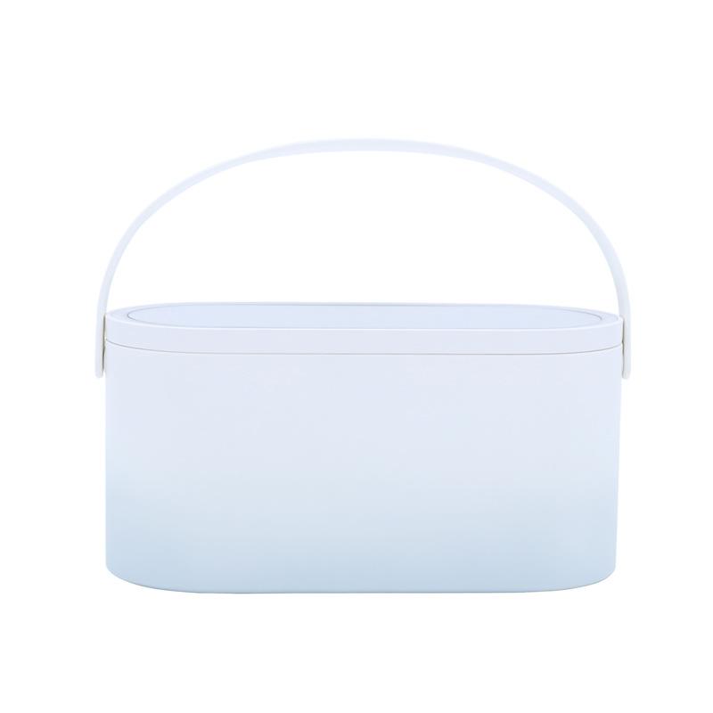 Led table contains cosmetic mirror