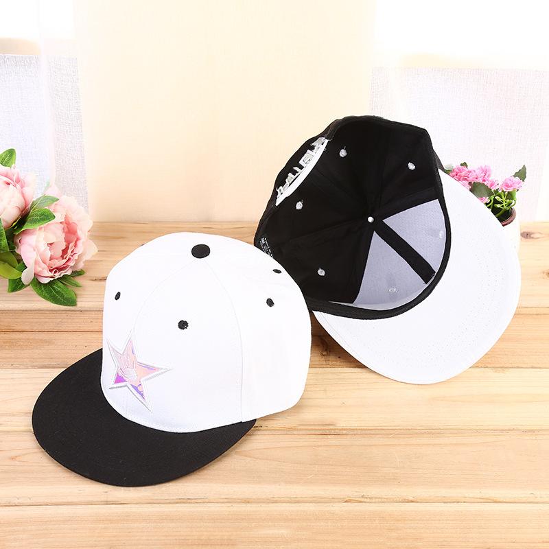 New trend, hip hop flat brim cap, Korean couple baseball cap, male and female individuality sun hat