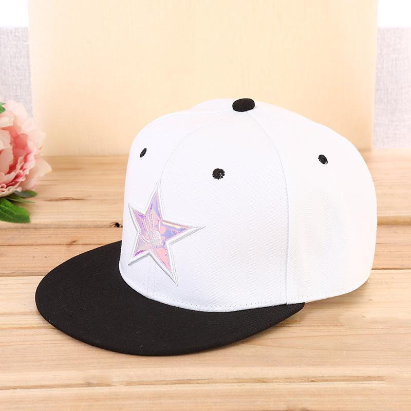New trend, hip hop flat brim cap, Korean couple baseball cap, male and female individuality sun hat