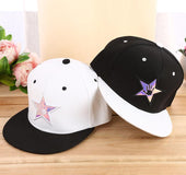 New trend, hip hop flat brim cap, Korean couple baseball cap, male and female individuality sun hat