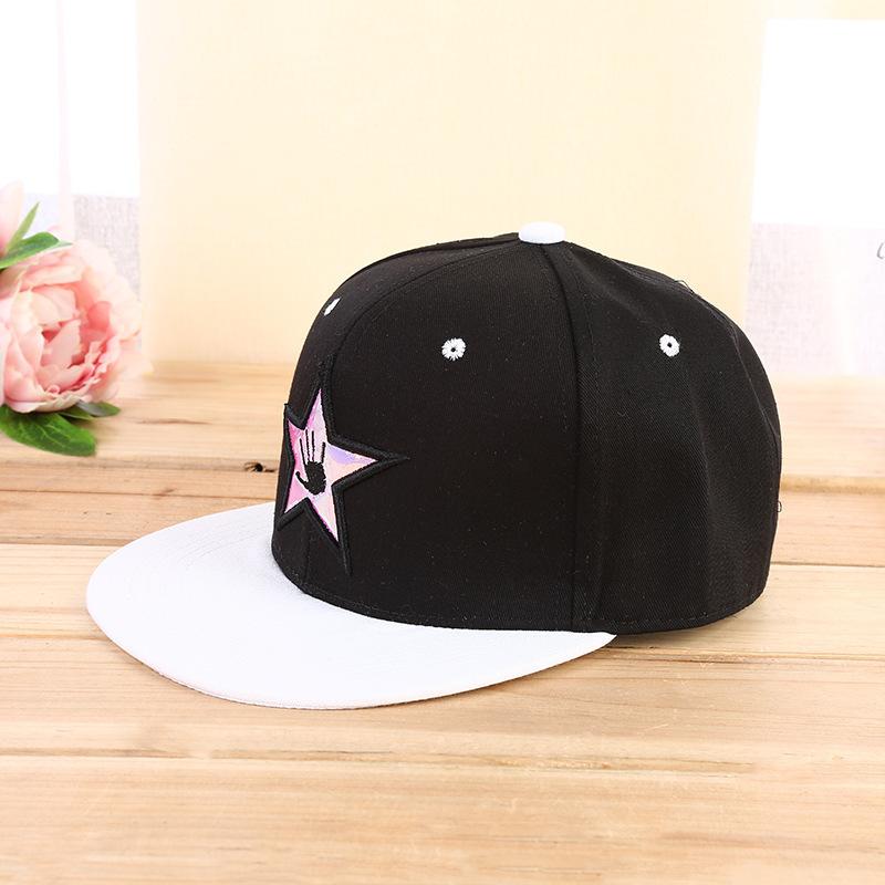 New trend, hip hop flat brim cap, Korean couple baseball cap, male and female individuality sun hat