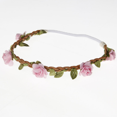 Children's woven rose hair band