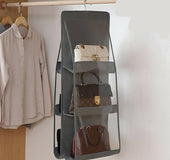 Three-dimensional Six-grid Storage Bag Storage Bag Creative Sundries Bag Daily Storage Non-woven Hanging Dust Bag