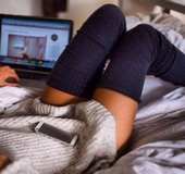 Cotton women's knit tide socks