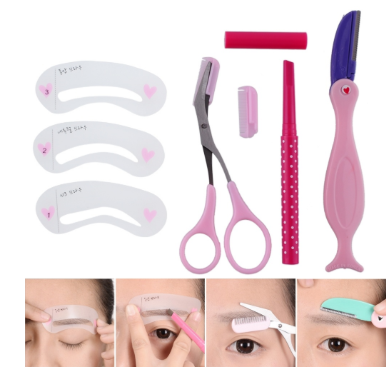 Eyebrow Shaping Pencil Makeup Tools SET
