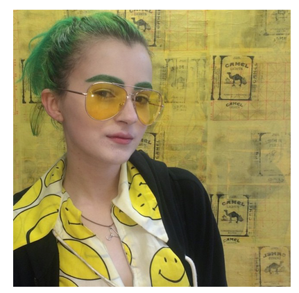 Gold Frame Vegas Sunglasses