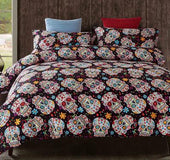 Three pieces of bedding and four sets of bedding