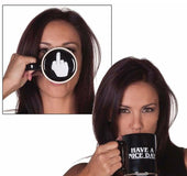 Have a Nice Day Middle Finger Ceramic Mug