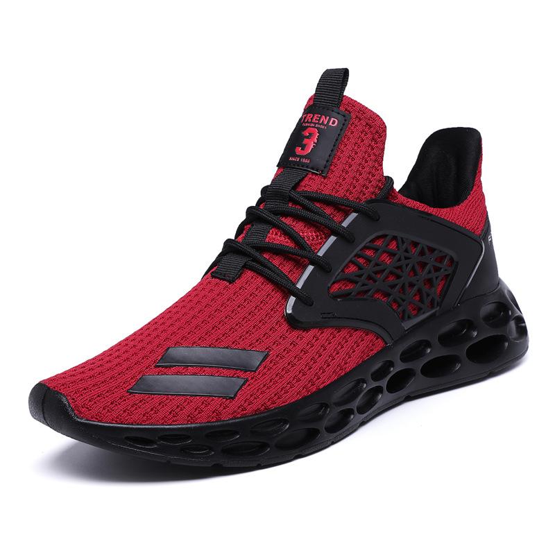 Men's sports shoes flying woven