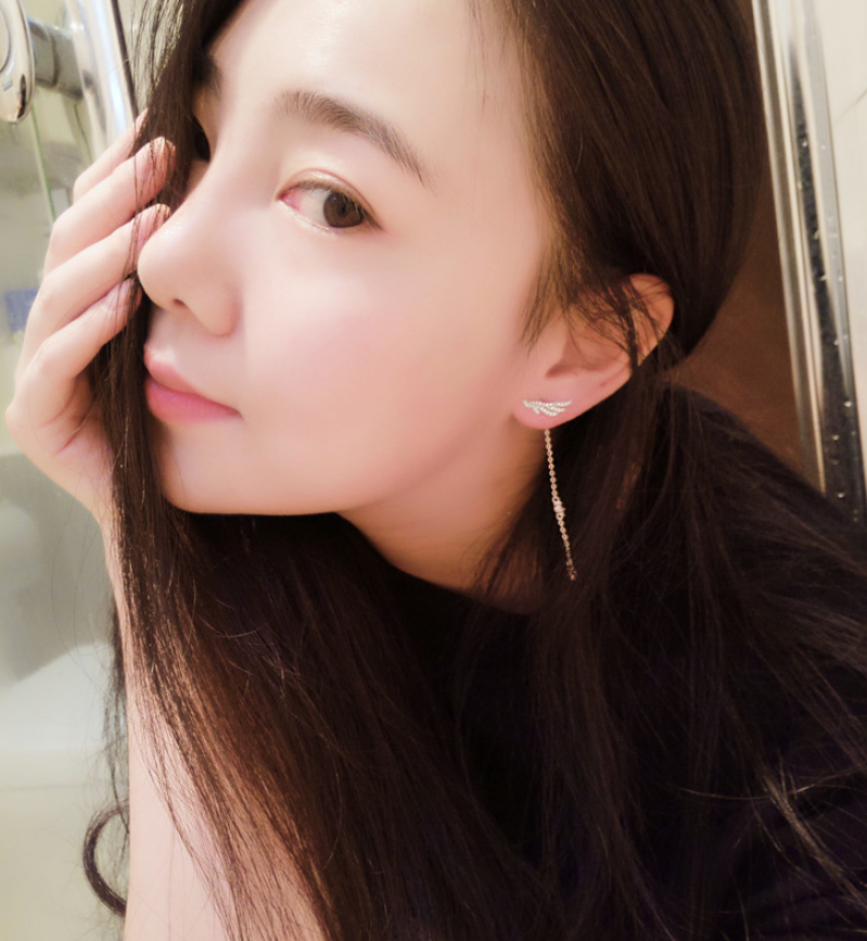 Angel wings earrings
