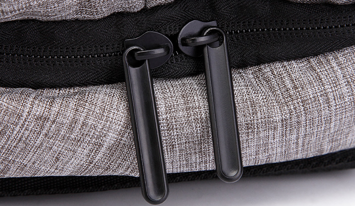 Ozuko new Oxford cloth backpack, fashion casual computer backpack, male creative USB rechargeable anti-theft Backpack