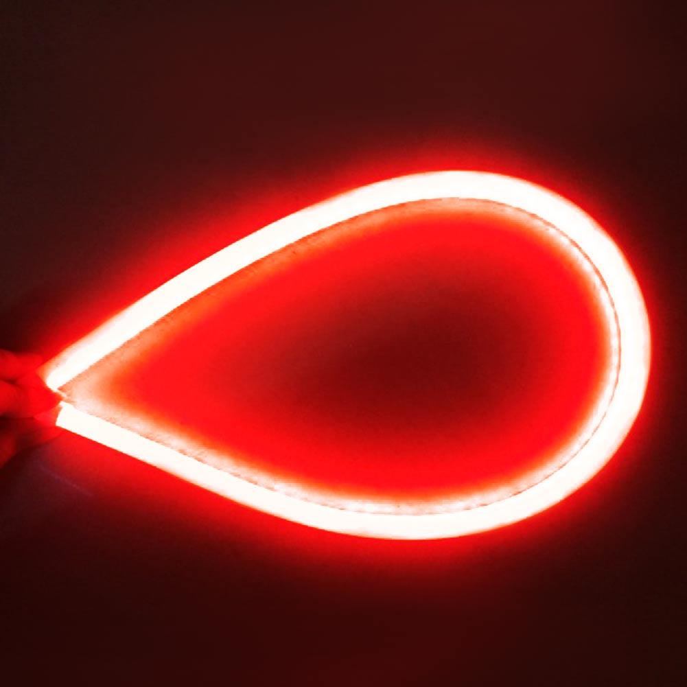 2Pcs 45cm/60cm Flexible Car Soft Tube LED Strip Light Angel Eye