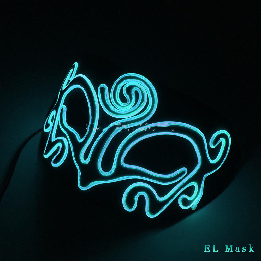 Party halloween EL glow mask
