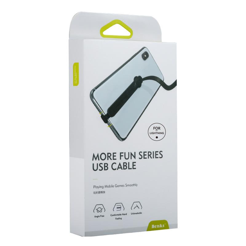 Benks 90 Degree Adsorption Type C Gaming Flat Charging Data Cable 1.2m For Oneplus 5t 6 Xiaomi 6 S9+
