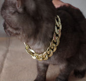 Cadena Imitación Oro Perro Gato
