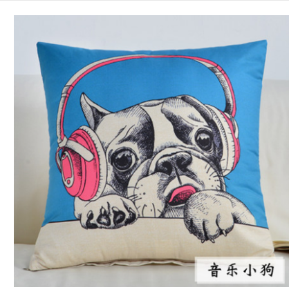 Square back cushion head cushion set square pillow cartoonpillow core pillow car small animal sofa
