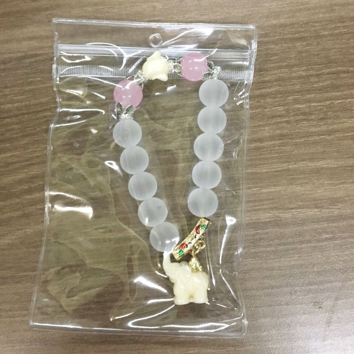 Pulsera elefante cristal