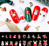 Christmas nail jewelry nail drill