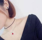 Collar trébol cuatro hojas