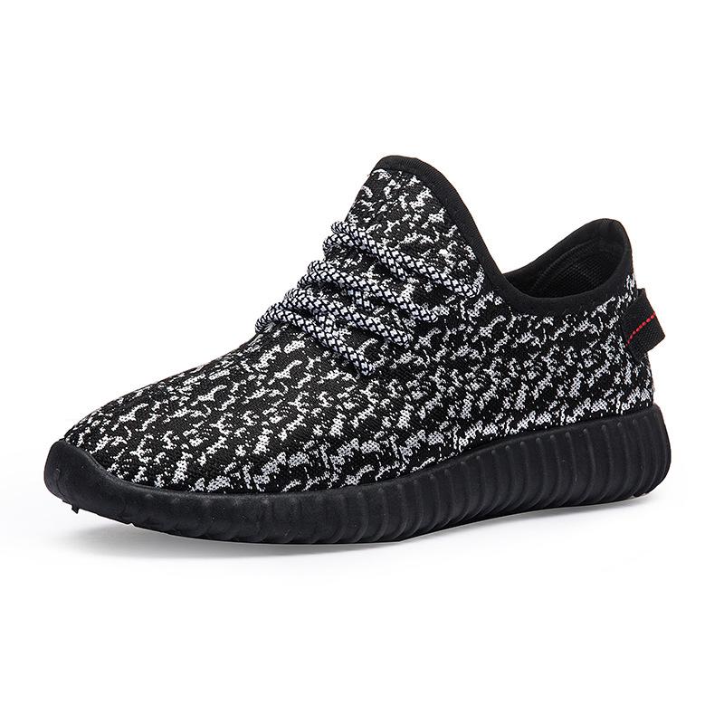 2020 men fall fly fabric breathable coconut low trend of Korean men's casual shoes sports shoes