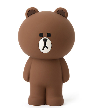Cartoon creative silicone pencil case koala bear stereo stationery box cute student office supplies