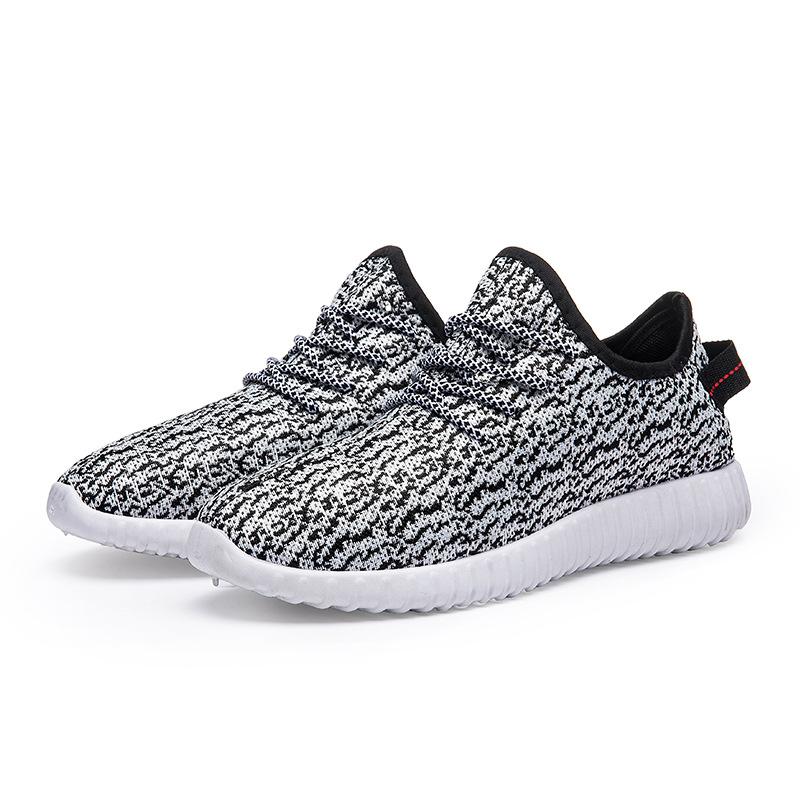 2020 men fall fly fabric breathable coconut low trend of Korean men's casual shoes sports shoes