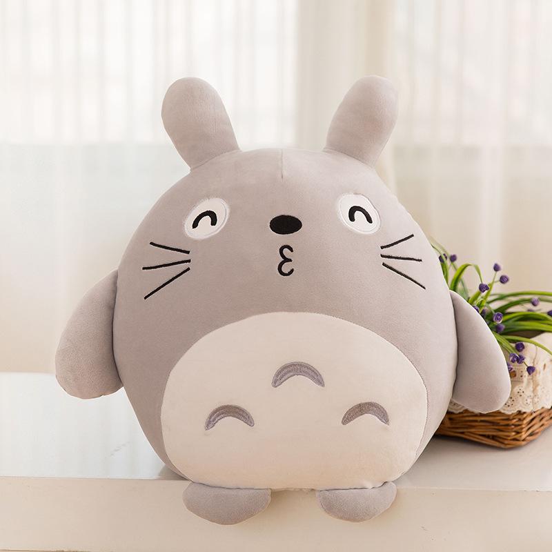 Soft feather cotton Hayao Miyazaki cartoon Totoro plush toy doll children sleeping pillow girl gift gift