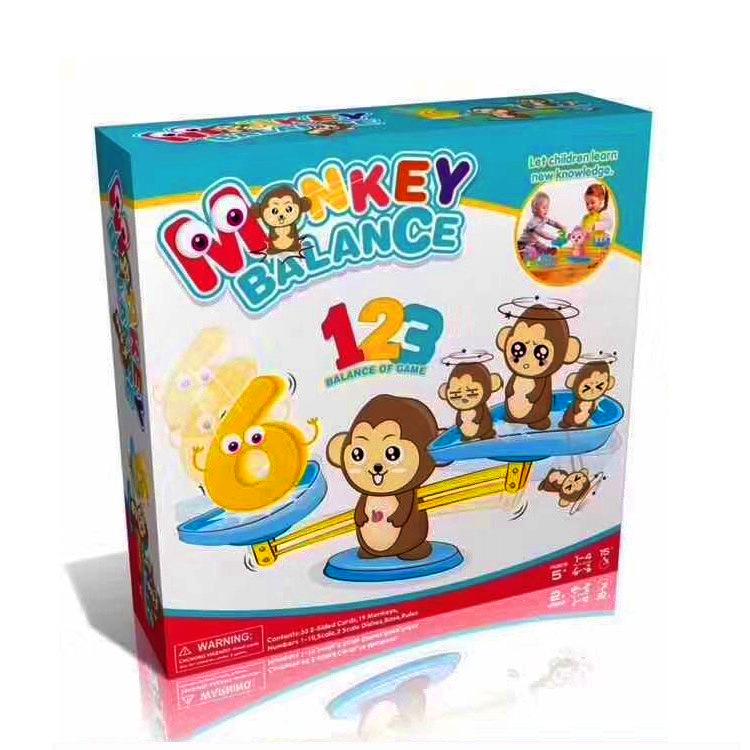 Monkey balance children early digital addition and subtraction toys