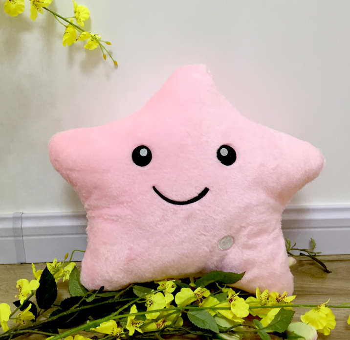 Star Luminous Decorative Pillow