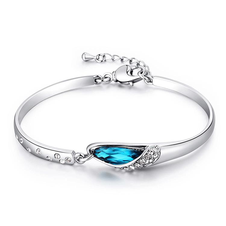 Pulsera gota cristal