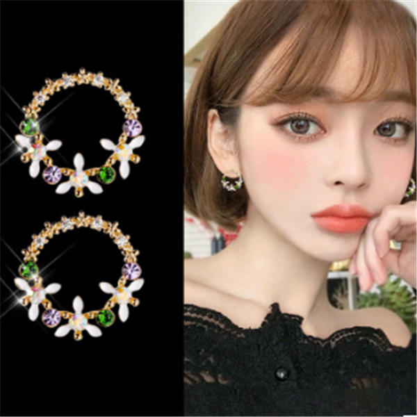 Flower earrings